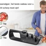 KS1 Verstelbare 3-Traps Messenslijper