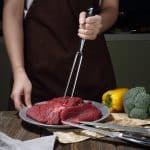 D9 Vleesmes en Vork - Ultra Dark (20 cm)