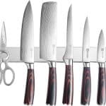 KB2 Magnetische Messenhouder - Geborsteld RVS (45 cm)