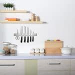 KB2 Magnetische Messenhouder - Geborsteld RVS (45 cm)