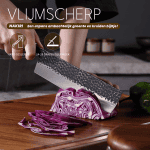 HB7 Nakiri Mes - Hammer Black (17,5 cm)