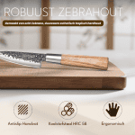 HB9 Groentenmes / Schilmes - Hammer Black (9 cm)